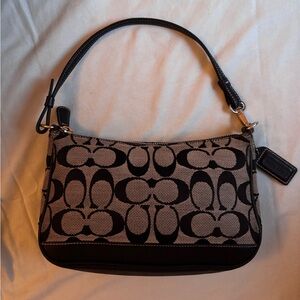 Vintage Coach Signature Demi Shoulder Bag